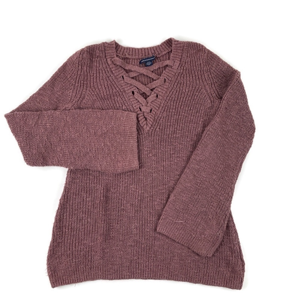American Eagle Womens Sweater Pink Small